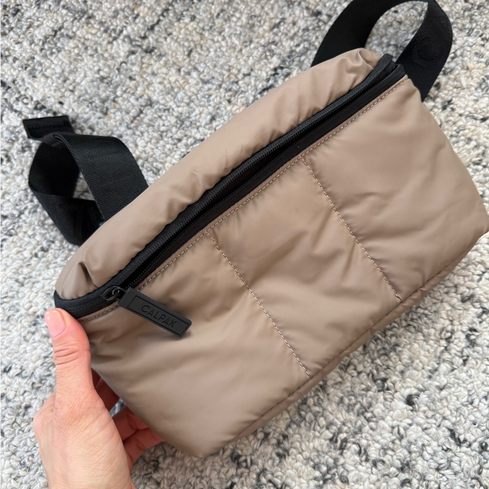 Calpak Luka Belt Bag in brown / mocha